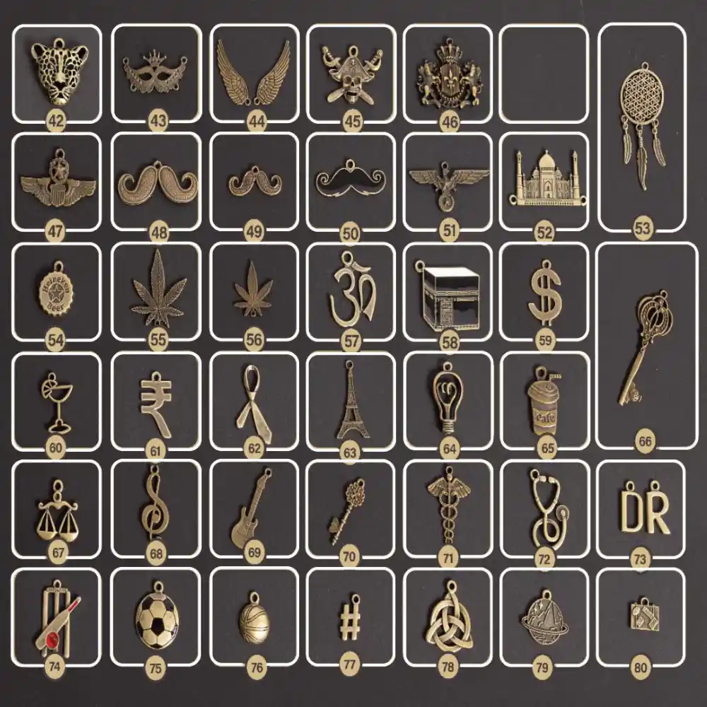 Stylish Charms for Passport Cover